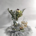 custom clear quinquangular vases for home decor modern